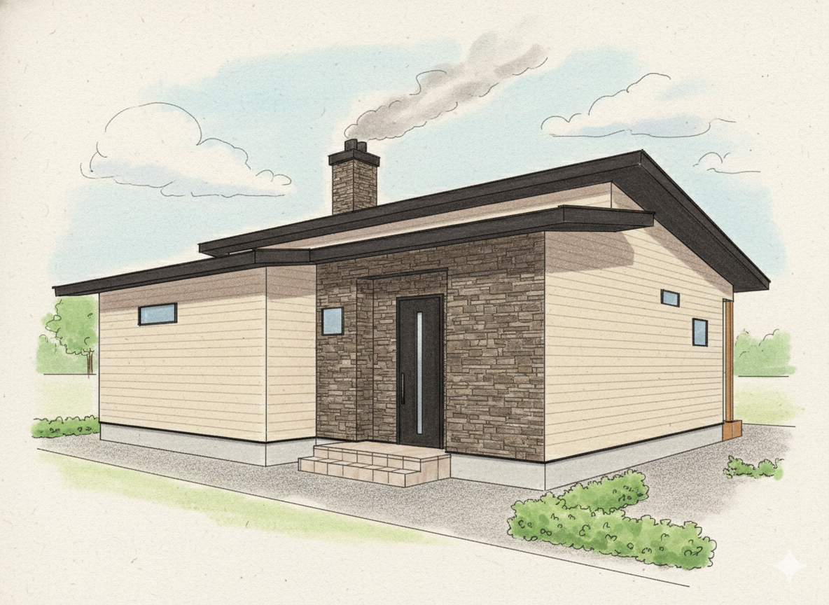 【2/8開催】冬を愉しむ「薪ストーブのある平屋」完成見学会｜吉備中央町